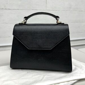 Italic - Lizard embossed leather satchel